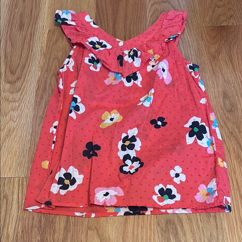 GAP Kids Swiss Dot Floral Tank